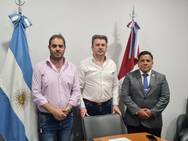 El intendente de La Falda se reuni&oacute; con el nuevo jefe de la Departamental Punilla Norte