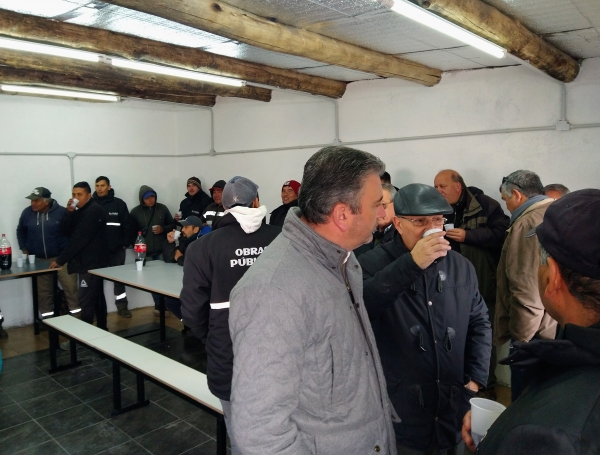 Inauguraron comedor y ba&ntilde;os para los trabajadores del corral&oacute;n municipal de La Falda