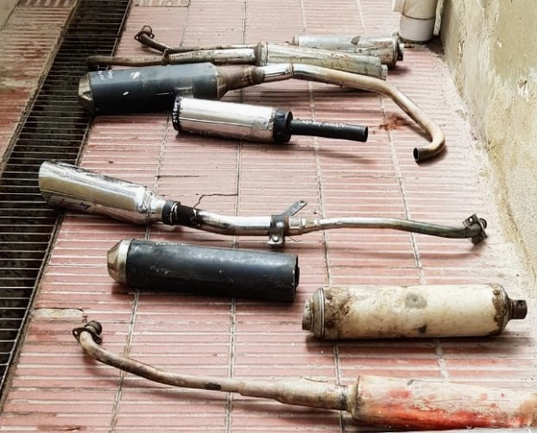 Control de escapes libres en La Falda: ya fueron retenidos m&aacute;s de 20 veh&iacute;culos