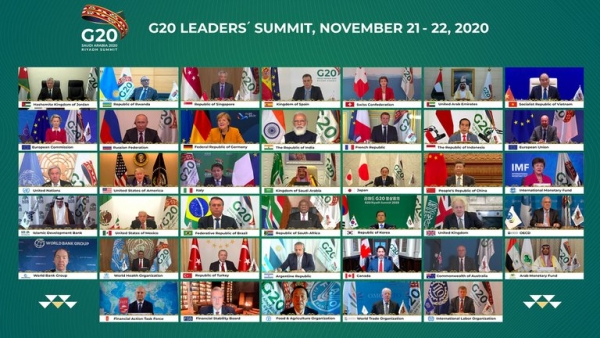 Los líderes del G20 acordaron la distribución equitativa de la vacuna contra el COVID-19