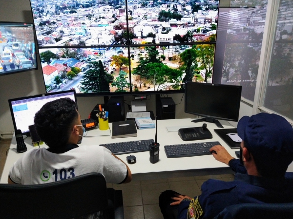 Quedaron inaugurados el Centro de Monitoreo y nuevas oficinas de Seguridad Ciudadana de La Falda