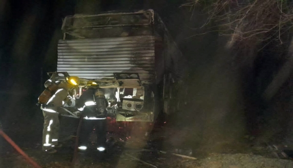 Una casa rodante se incendi&oacute; por completo en Cosqu&iacute;n