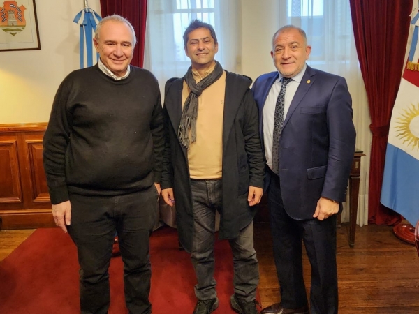 Spadoni y Gispert se reunieron con Luis Juez en Buenos Aires