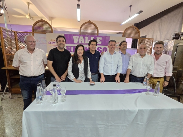 Luis Juez acompañó a los candidatos libertarios en Valle Hermoso: &quot;acá nos sentimos como en casa&quot;