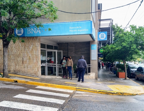 COVID-19: el Banco Naci&oacute;n de La Falda normalizar&aacute; la atenci&oacute;n la pr&oacute;xima semana