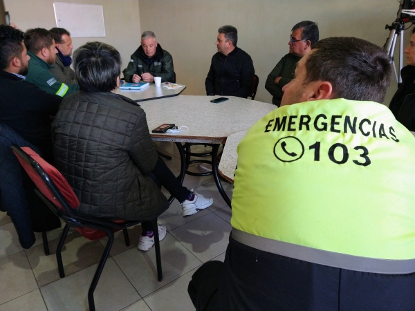 La Falda fue sede de una reuni&oacute;n de coordinadores de Defensa Civil de la regi&oacute;n