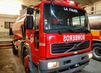 Bomberos controlaron un incendio desatado en el basural de Huerta Grande