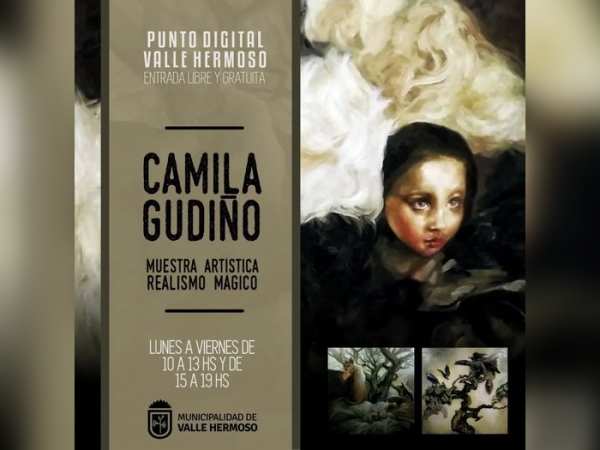 Exposici&oacute;n de una artista local en Valle Hermoso