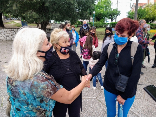 La Falda: con la presencia de sus familiares, conmemoran a las &uacute;ltimas tres v&iacute;ctimas de femicidio