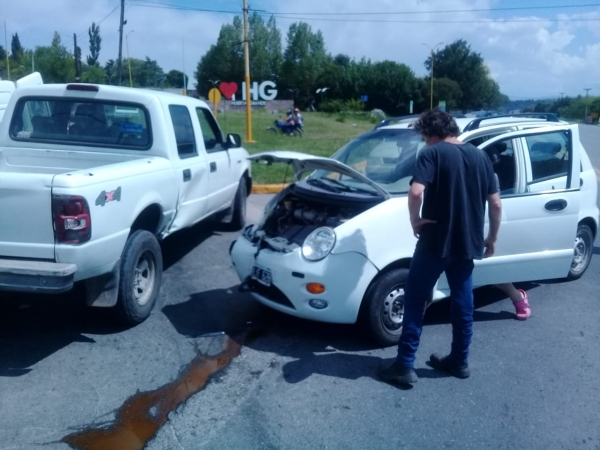 Accidente en el cruce de Huerta Grande