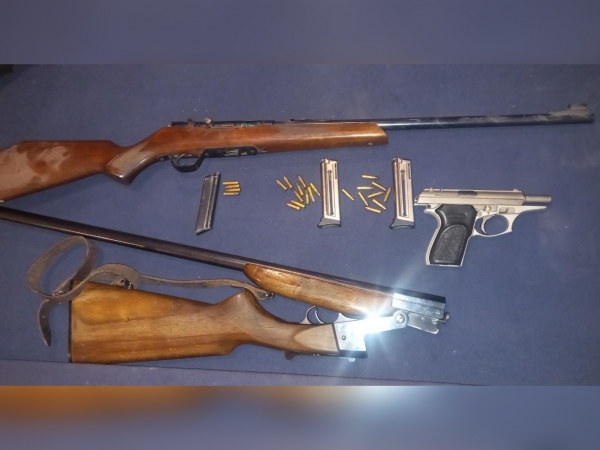 Allanamiento con secuestro de armas en La Falda&nbsp;