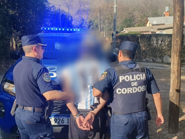 La Falda: un detenido por el robo de un celular con arma blanca