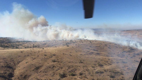Bomberos contuvieron el incendio en Traslasierra