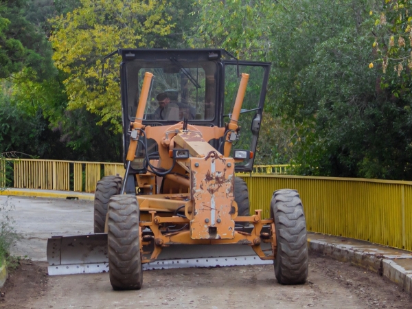 La Falda: comenzaron las obras de adoquinado en la Costanera del Lago