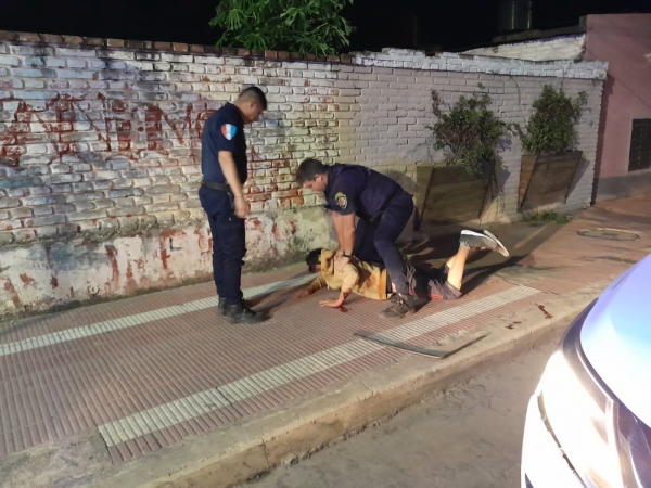 La Falda: destroz&oacute; la puerta de un local c&eacute;ntrico y fue detenido por la Polic&iacute;a