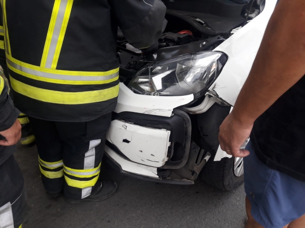 Accidente de tr&aacute;nsito en Valle Hermoso dej&oacute; como saldo a una mujer herida