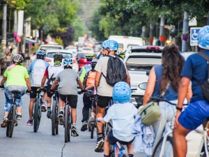 Actividad de ciclismo en La Falda