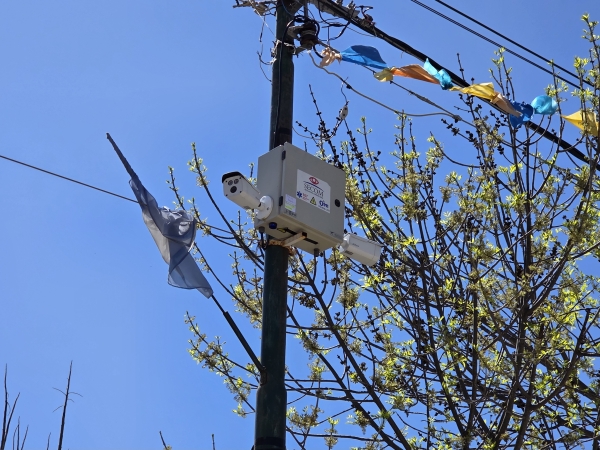 Valle Hermoso: el municipio comenzó con la instalación de nuevas cámaras de seguridad