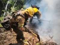 Bomberos de Valle Hermoso y La Falda integran el nuevo grupo que parte este viernes a los incendios de Chubut