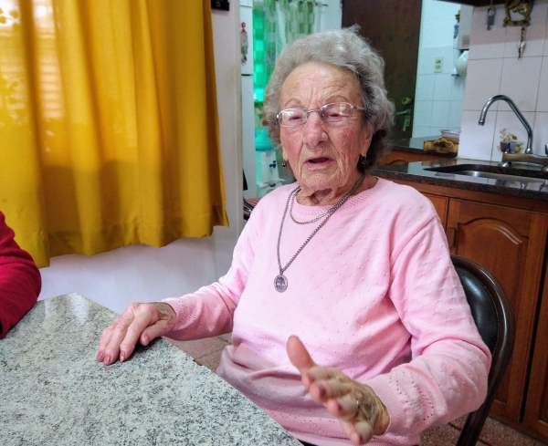 La Falda: Clarita festeja sus 101 a&ntilde;os y asegura que "est&aacute; perfecta"