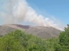 Tras el trabajo durante toda la noche, fue contenido el incendio en Villa Giardino